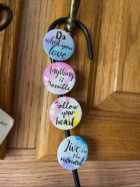 Inspirational Round magnet Button Set - Multicolor
